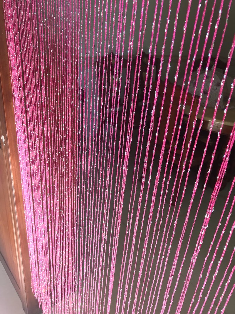 Eyotool 1x2 M Door String Curtain Rare Flat Thread Fringe Panel Room Divider Cute Strip Tassel for Wedding Coffee House Restaurant Parts - Image 4